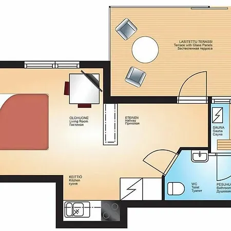 Vuokatin Aateli Apartment Vuokatti