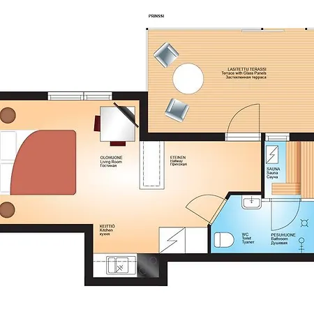 公寓 Vuokatin Aateli 沃卡蒂